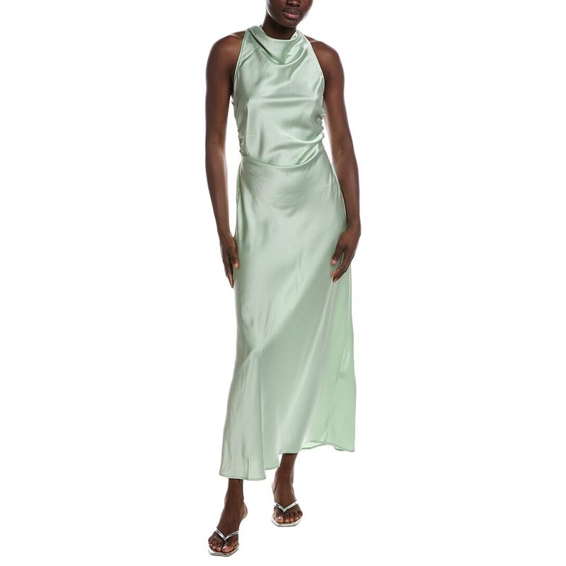 Renee C Womens Sleeveless Midi Dress, Green